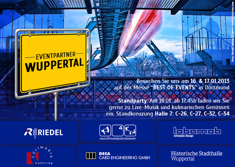 Zur News: `Eventpartner-Wuppertal´ auf der Best of Events