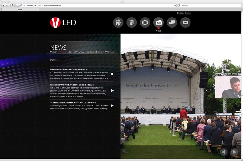 Zur News: LMP launcht Website für V:LED