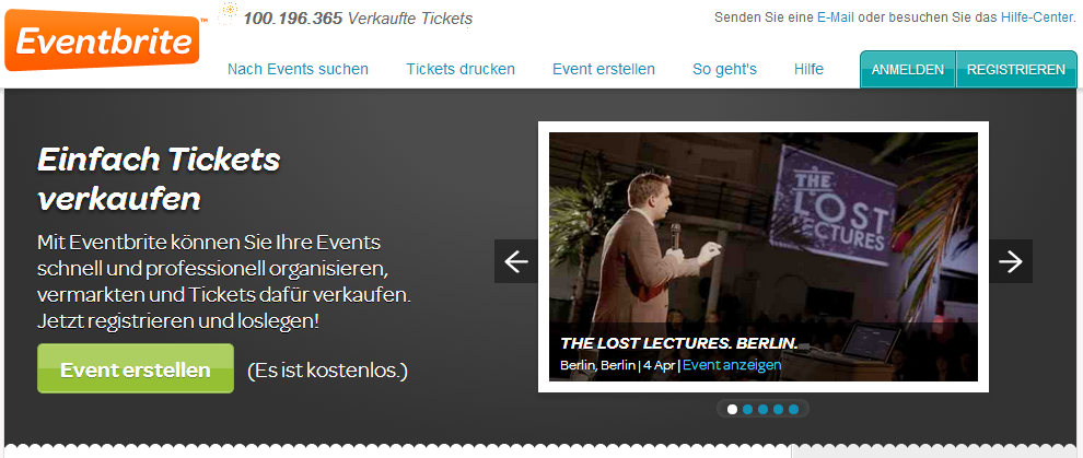 Zur News: Eventbrite digitalisiert die Eventbranche