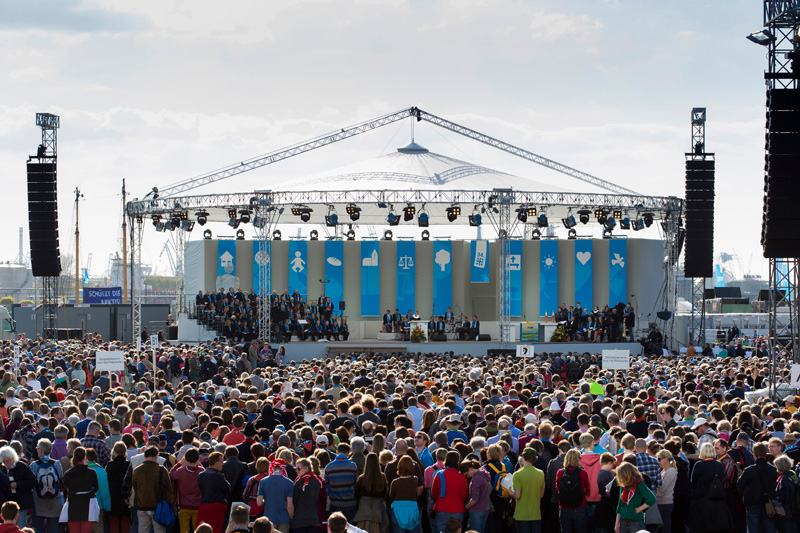 Zur News: MEGAFORCE unterstützte Kirchentag in Hamburg