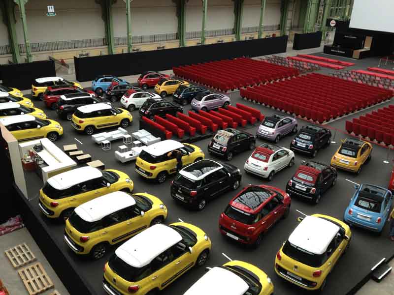 Zur News: Unterstützung für Fiat bei der 500er-Präsentation