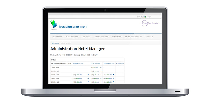 Zur News: Pure Solution : Die Software von Pure Perfection