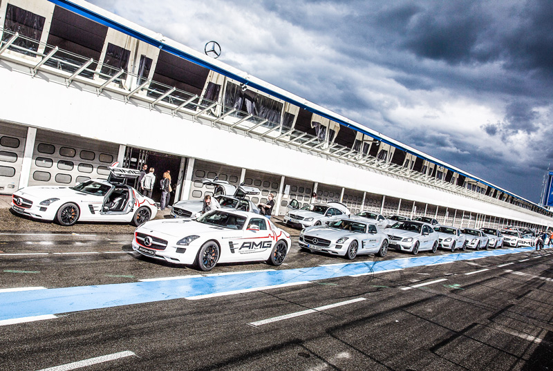 Zur News: b&b eventtechnik für AMG im Einsatz