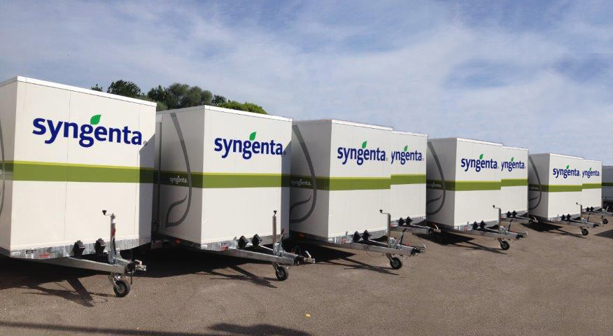 Zur News: FREIHEITBLAU stattet Syngenta mit Messemodulen aus