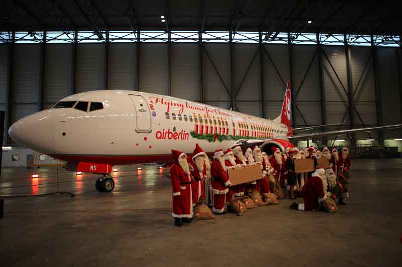 Zur News: Air Berlin ist „Flying home for Christmas“