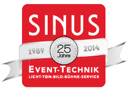 Zur News: 25 Jahre SINUS - Veranstaltungstechnik mit Herz