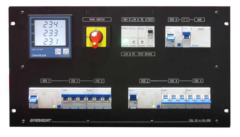 Zur News: Movecat entwickelte PDU-V Stromstationen