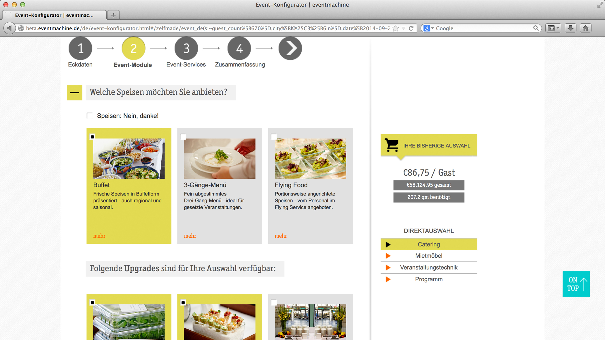 Zur News: Firmenevents einfach online planen