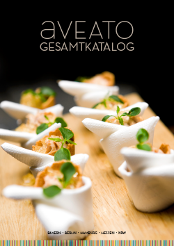 Zur News: Der neue Catering Katalog ist da
