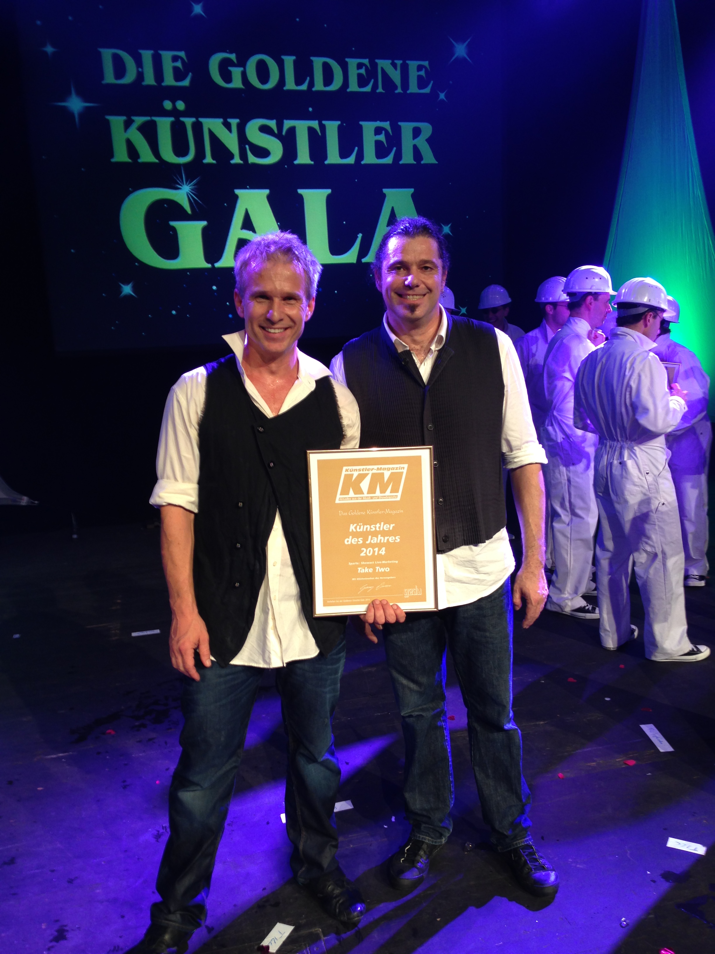 Zur News: TakeTwo ist bester Showact für Live-Marketing 2014