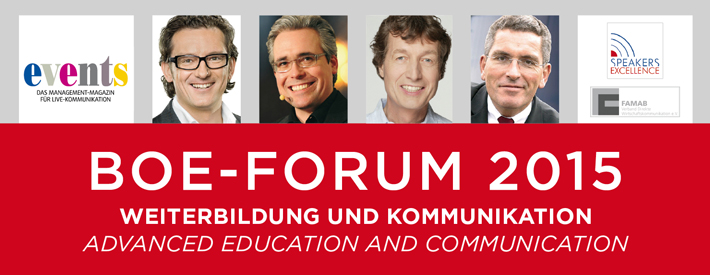 Zur News: Vorhang auf: BOE-FORUM 2015!