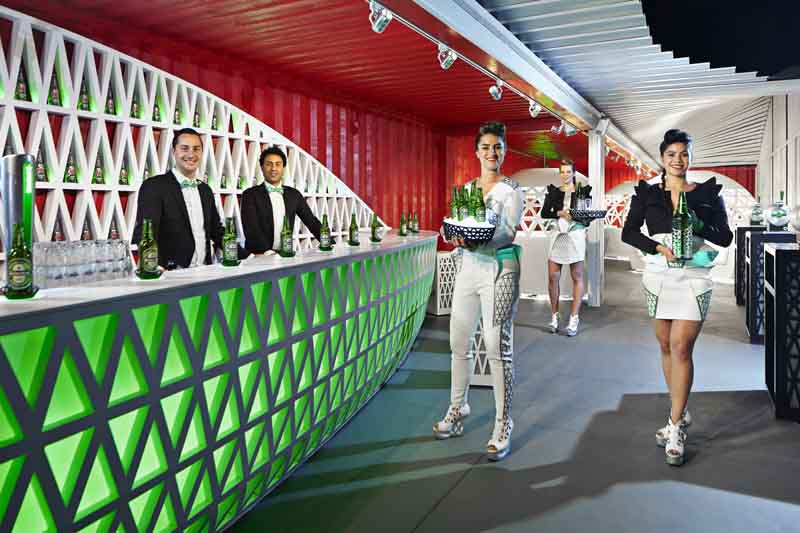 Zur News: Heineken geht mit Pop-up City Lounge auf Roadshow