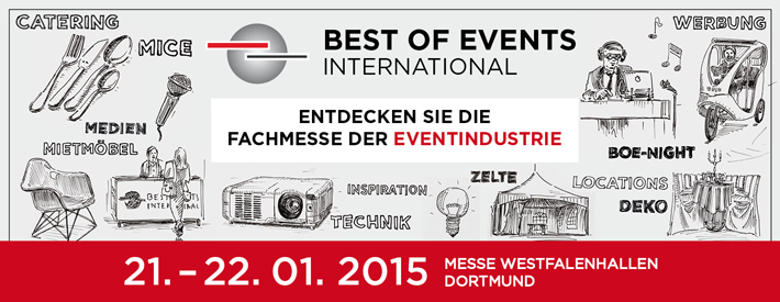 Zur News: BEST OF EVENTS INTERNATIONAL 2015