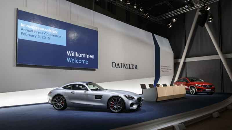 Zur News: Annual Press Conference 2015 der Daimler AG