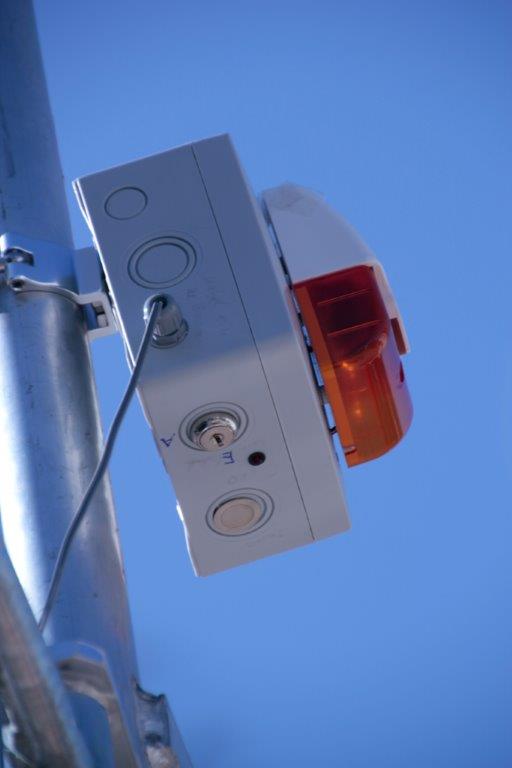 Zur News: Bauzauntor nun mit externer Alarmanlage erhältlich