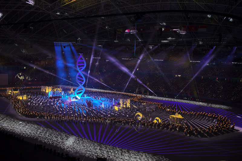 Zur News: Rund 500 ROBE BMFL rocken die SEA Games