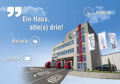 Zur News: Ein Haus, alle(s) drin: proteco bezieht Neubau!