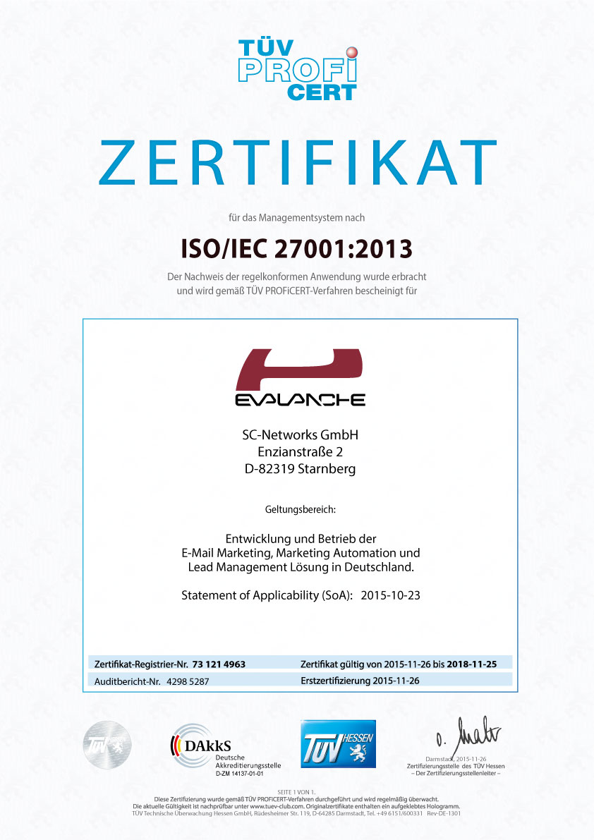 Zur News: SC-Networks erhält ISO-Zertifizierung
