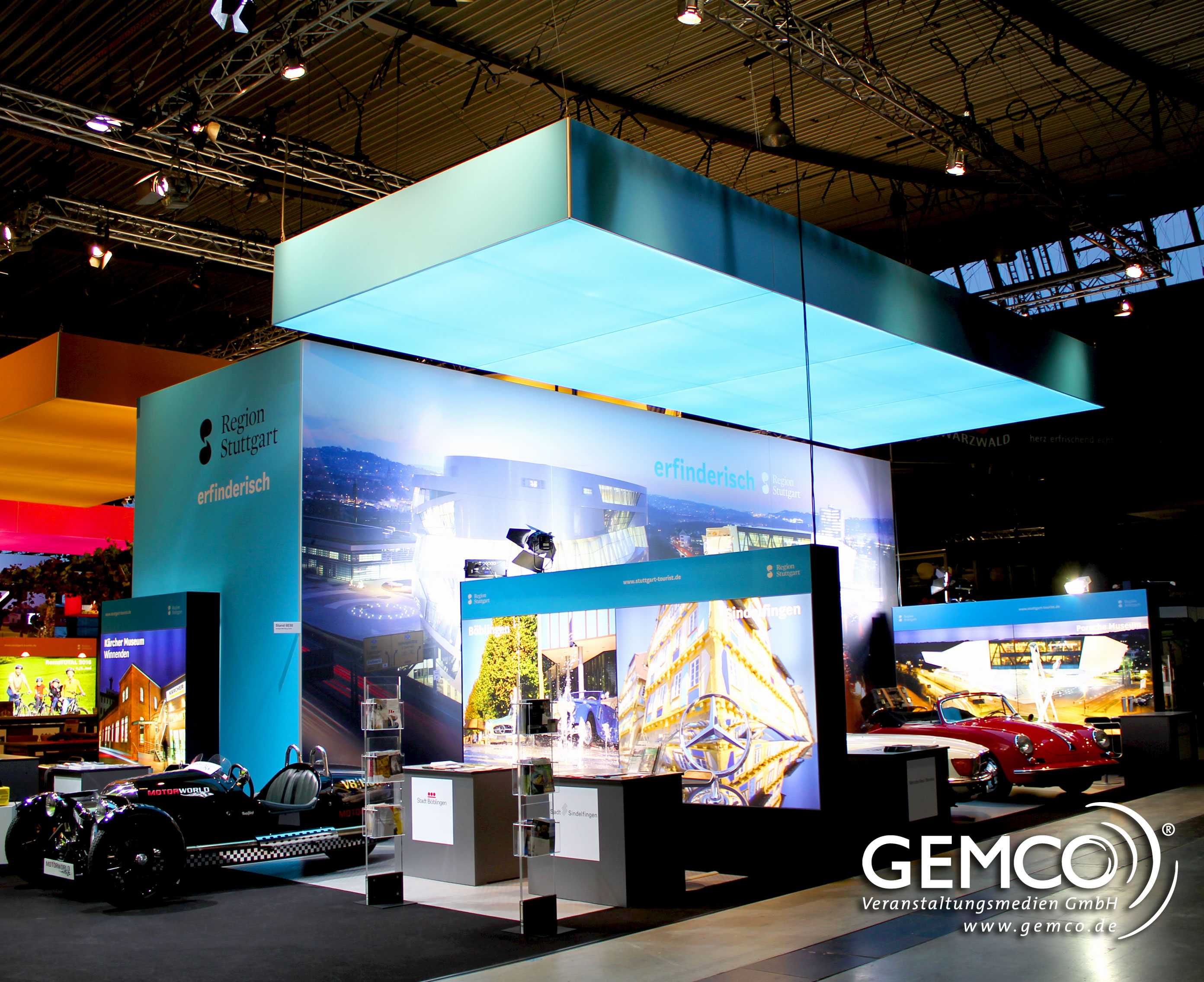 Zur News: CMT 2016 - GEMCO beleuchtet Messestand