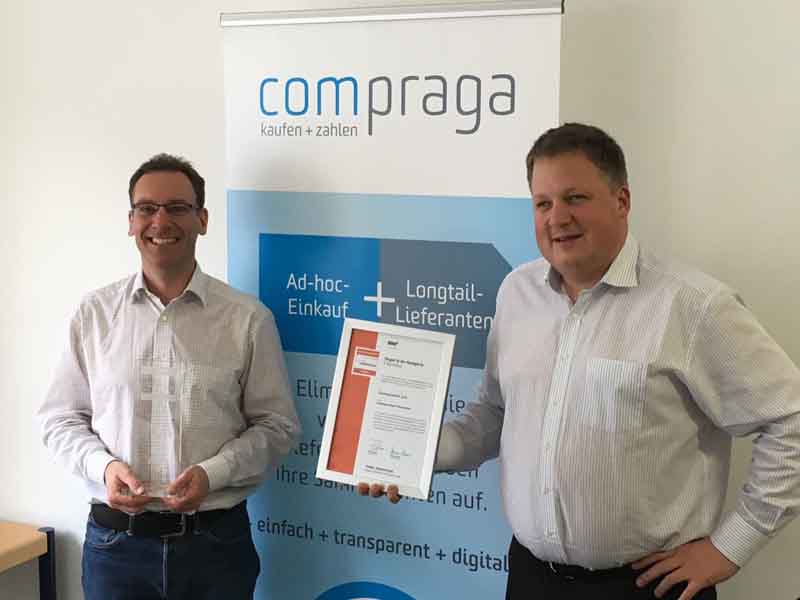 Zur News: Compraga bekommt Innovationspreis-IT verliehen