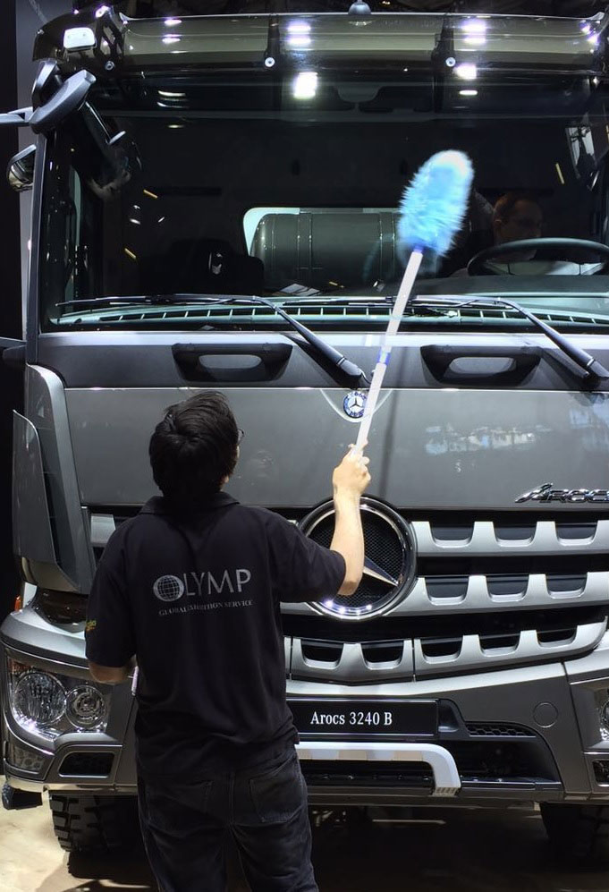 Zur News: OLYMP für Daimler und Scania auf der bauma