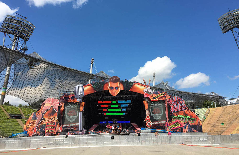 Zur News: Andreas Gabalier: eps begleitet Show in München