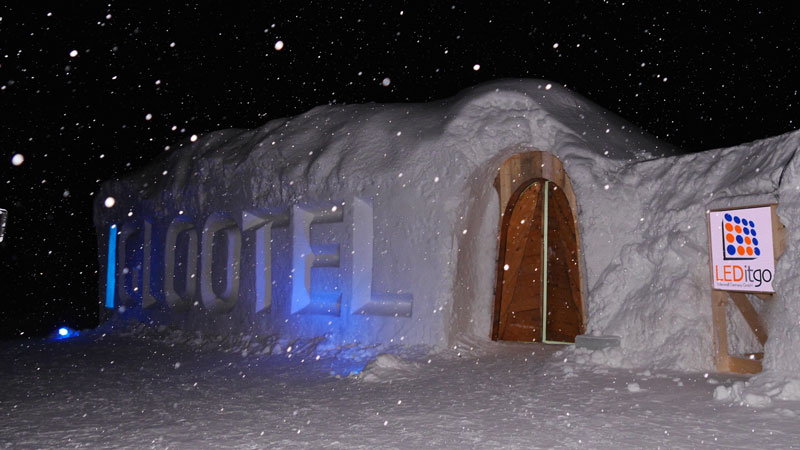 Zur News: Module von LEDitgo im IGLOOTEL in Lappland