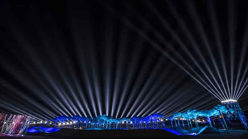 Zur News: phase7 gestaltete Lichtfestival