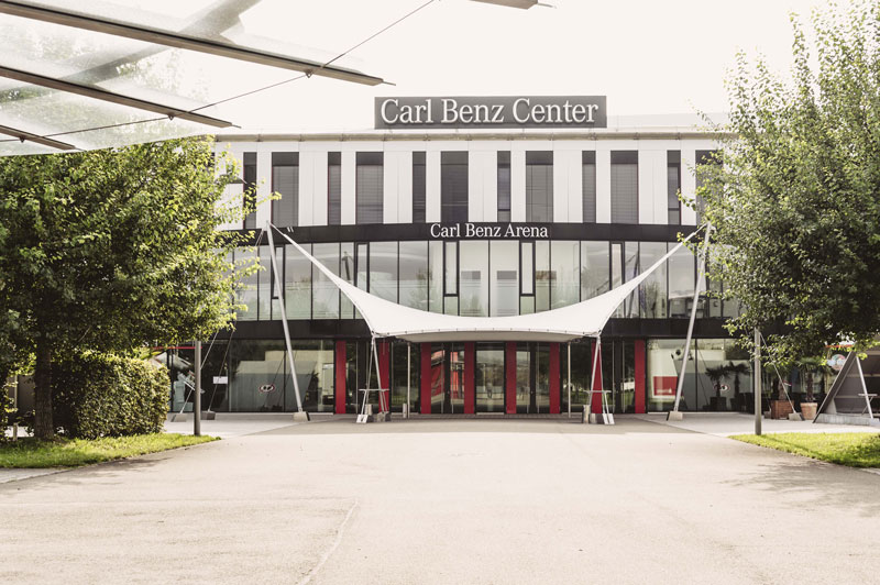 Zur News: mld ist Technikpartner in der CARL BENZ ARENA
