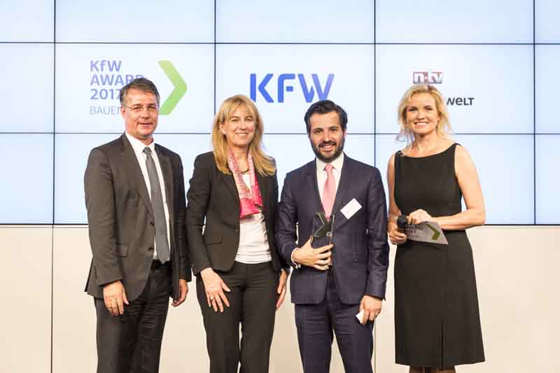 Zur News: insglück betreut Preisverleihung KfW Award Bauen