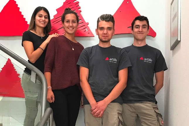 Zur News: Newcomer starten Ausbildung bei Artlife
