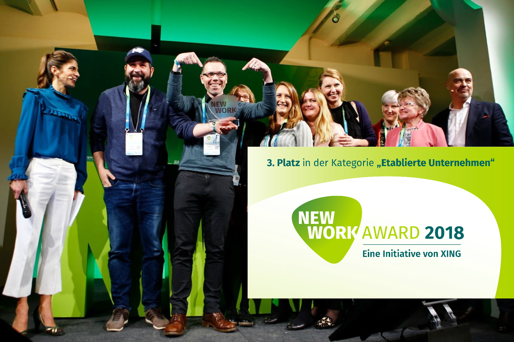 Zur News: music4friends mit NEW WORK AWARD ausgezeichnet