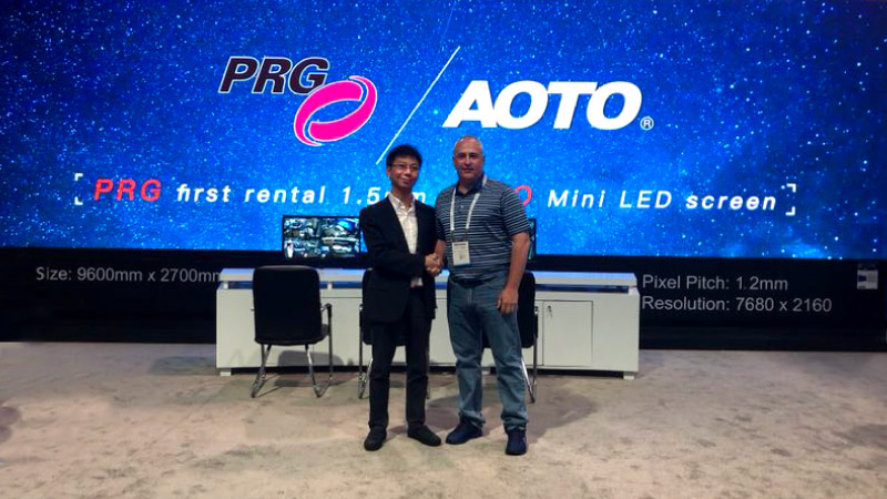 Zur News: PRG investiert in LED-Screen-Lösung von AOTO