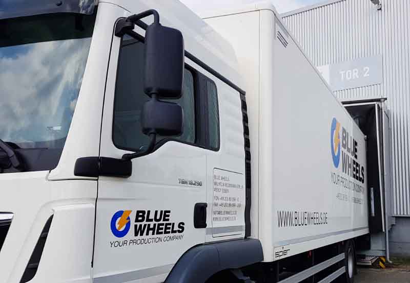 Zur News: Blue Wheels rollt mit optimiertem Fuhrpark an