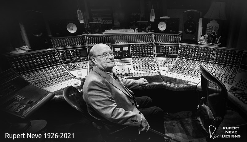 Zur News: Mega Audio trauert um Rupert Neve