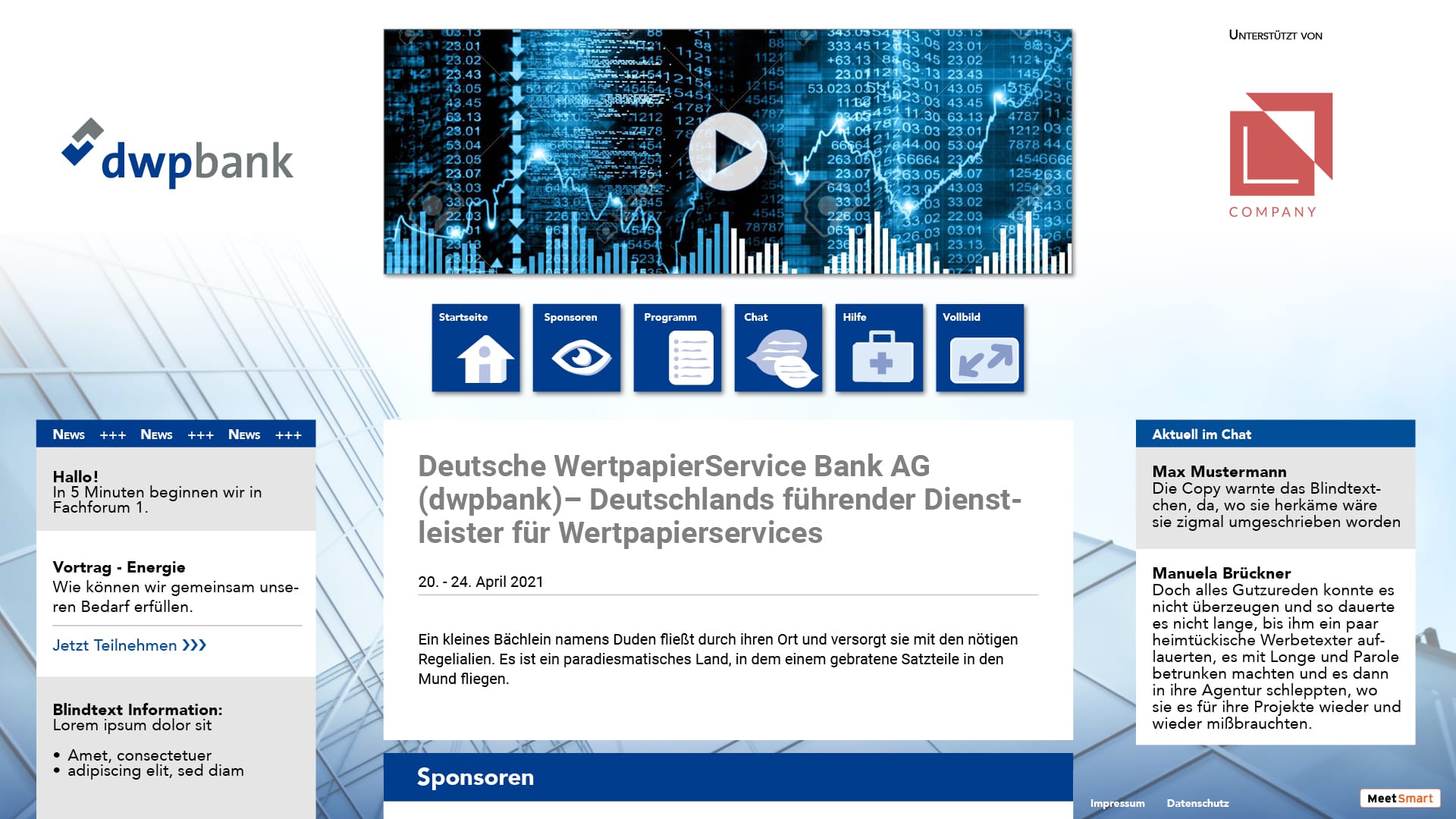 Zur News: MeetSmart – die innovative interaktive Event-Plattform stellt sich vor