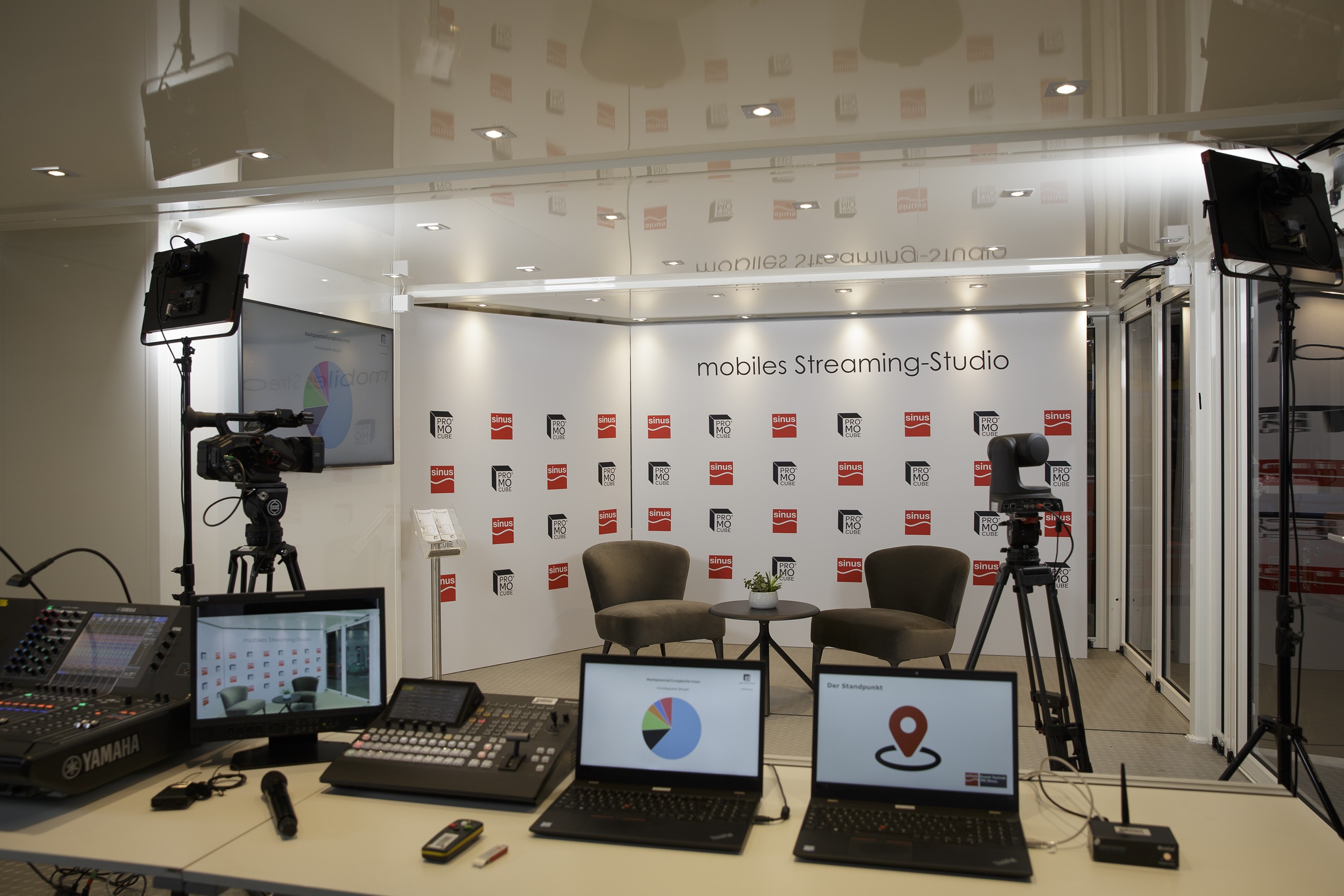 Zur News: Mobiles Streaming Studio von Promocube und Sinus