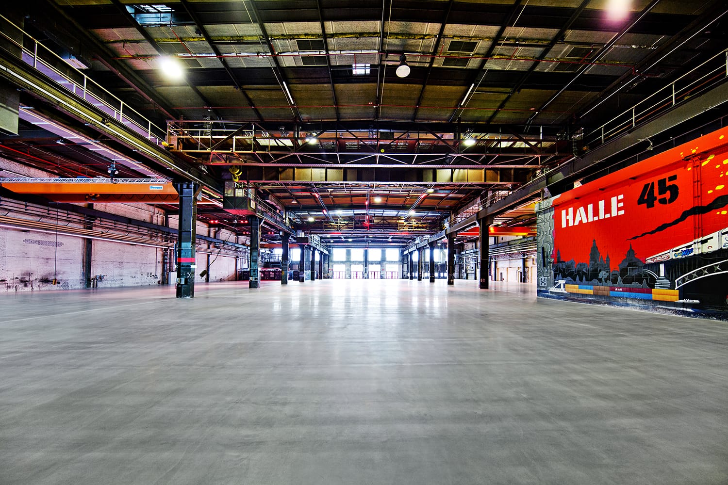 Zur News: Fertig – Mainzer Eventlocation Halle 45 schließt dritte Ausbaustufe ab