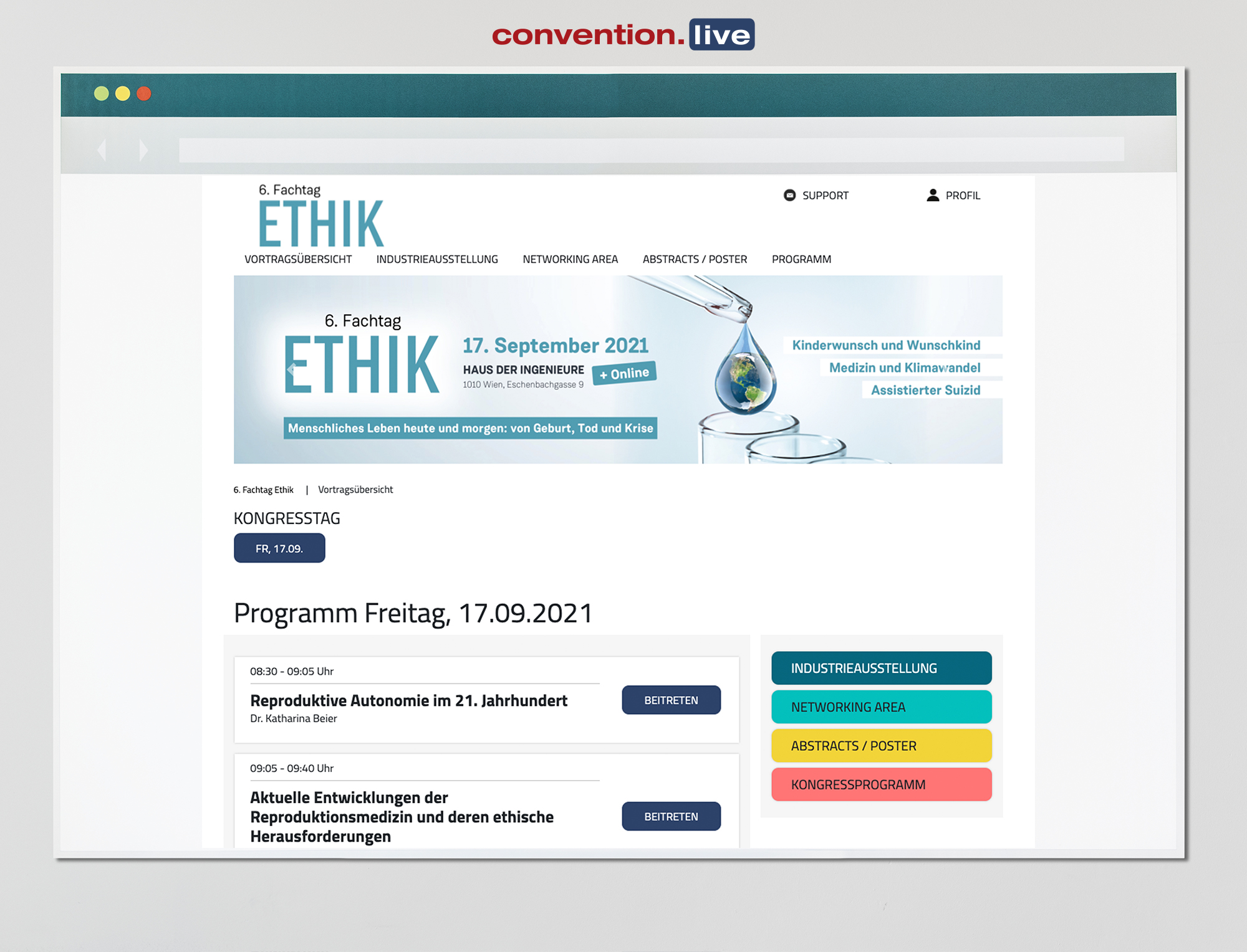Zur News: convention.live: Neue Plattform für Online- und Hybrid-Veranstaltungen in Österreich entwickelt