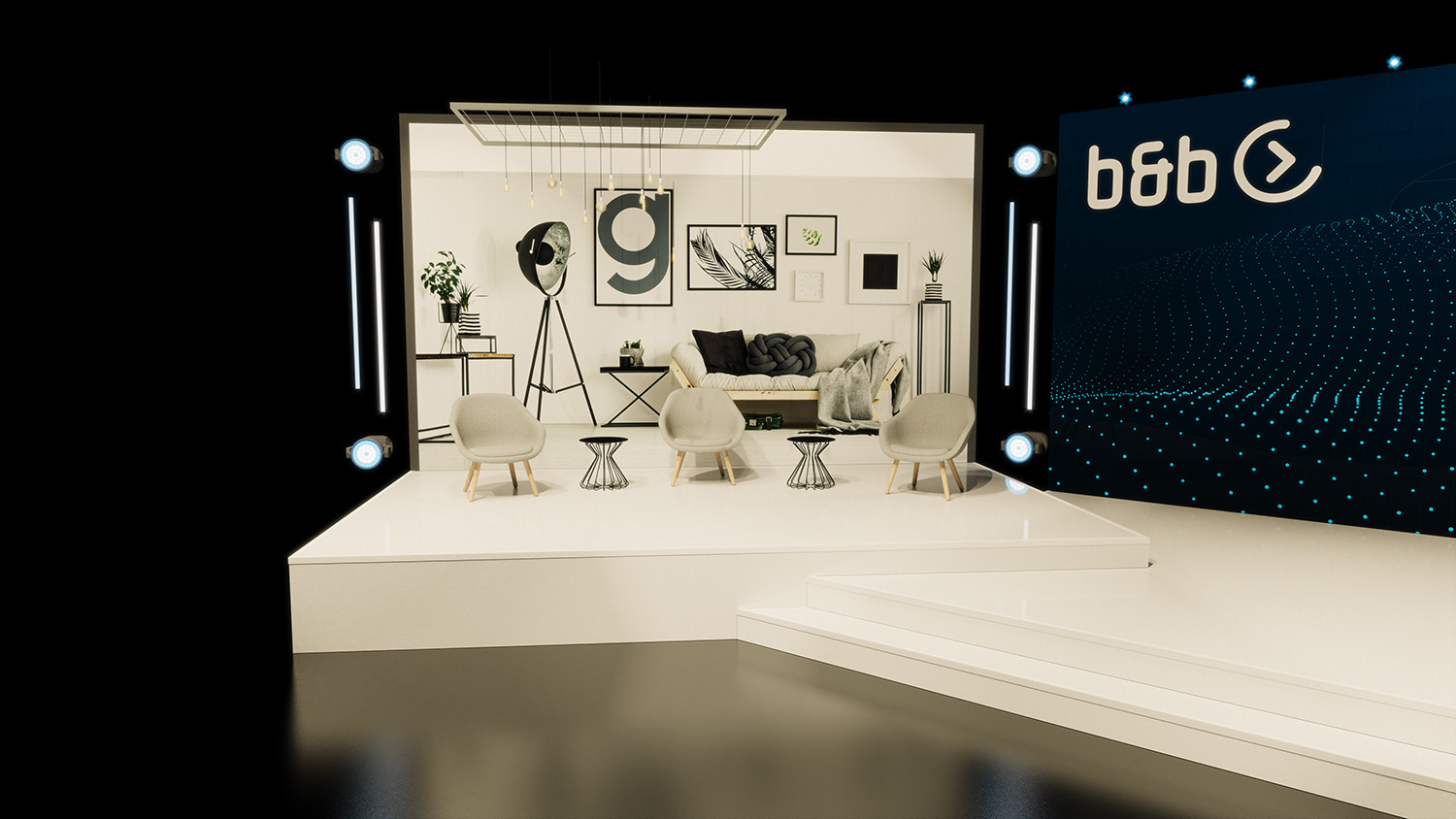 Zur News: b&b digital GmbH vergrößert das Streaming-Studio im GATE 22