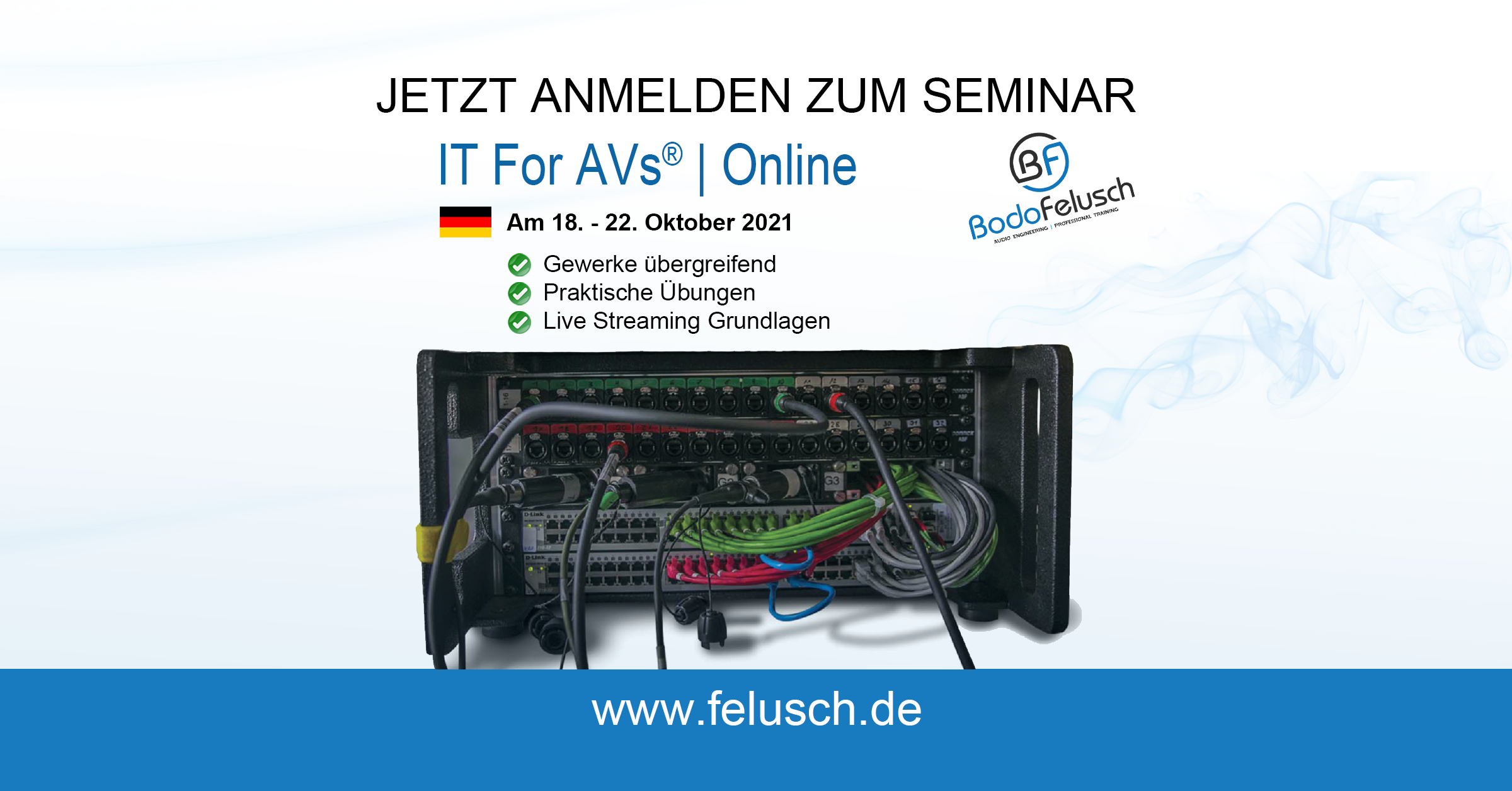 Zur News: IT for AVs® | Online am 18.-22. Oktober 2021