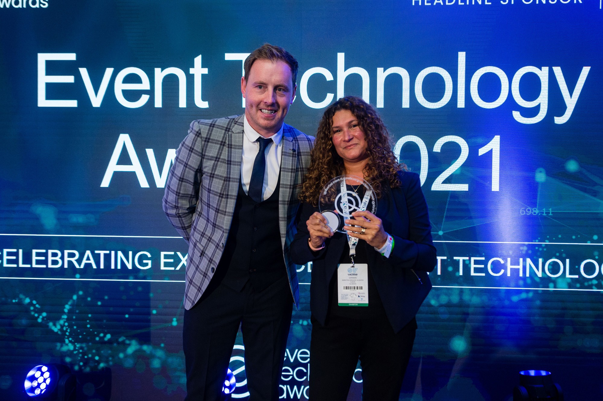 Zur News: Allseated EXVO gewinnt in zwei Kategorien beim Event Technology Award 2021 in London