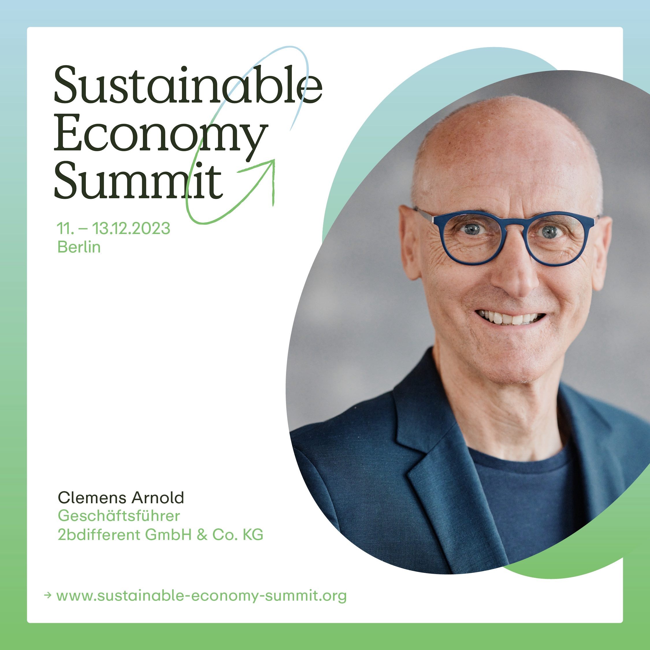 Zur News: 2bdifferent ist Partner des Sustainable Economy Summit
