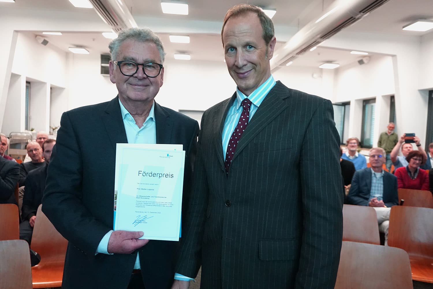 Zur News: DHBW Ravensburg: Wissenschafts- und Transferpreis der Stadt Ravensburg geht an Prof. Stefan Luppold