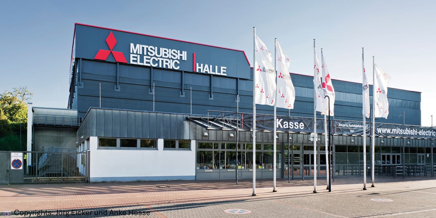 Zur News: D.LIVE und knw. machen die Mitsubishi Electric HALLE zur datengetriebenen Smart Venue