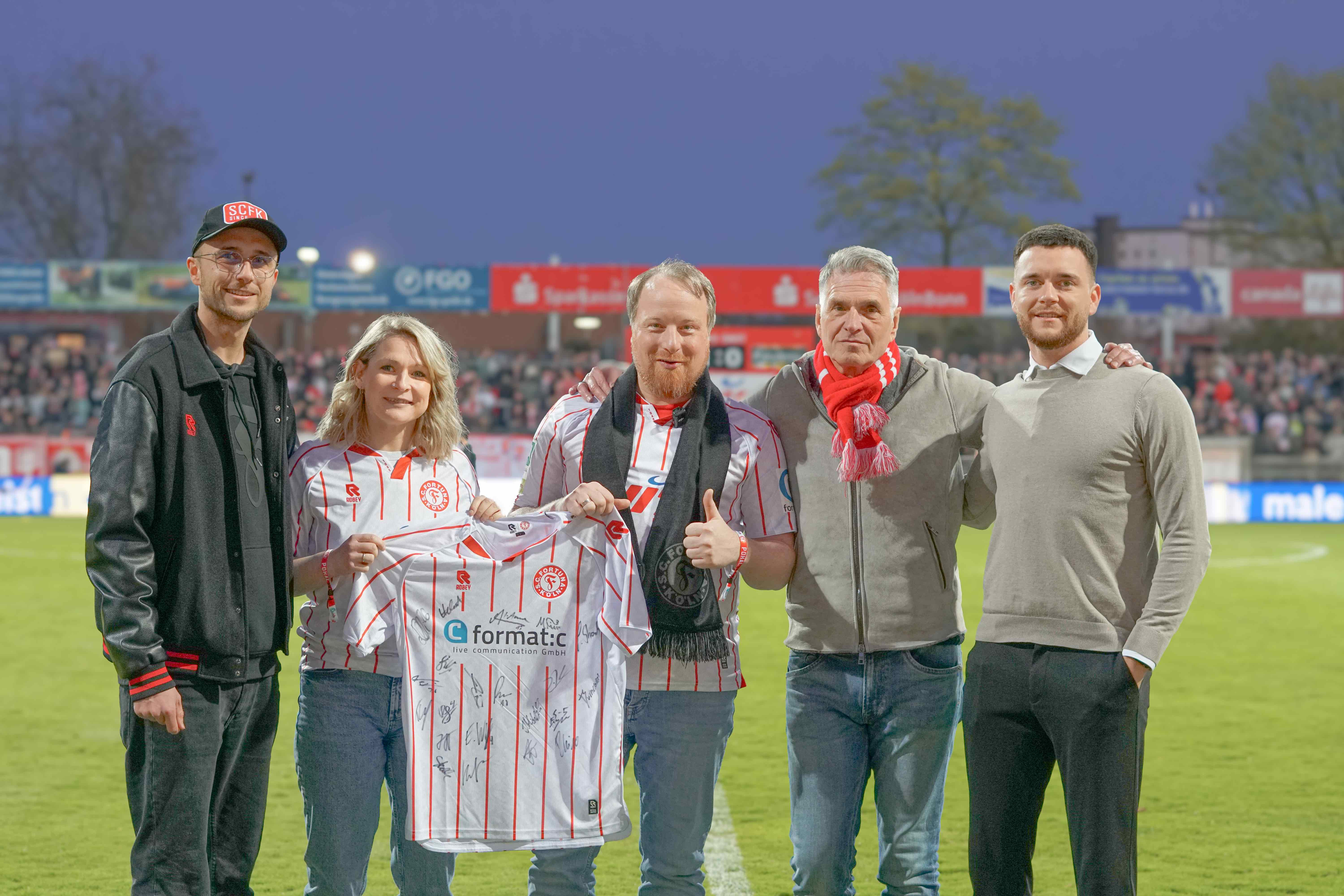 Zur News: Fortuna Köln und format:c schließen Partnerschaft