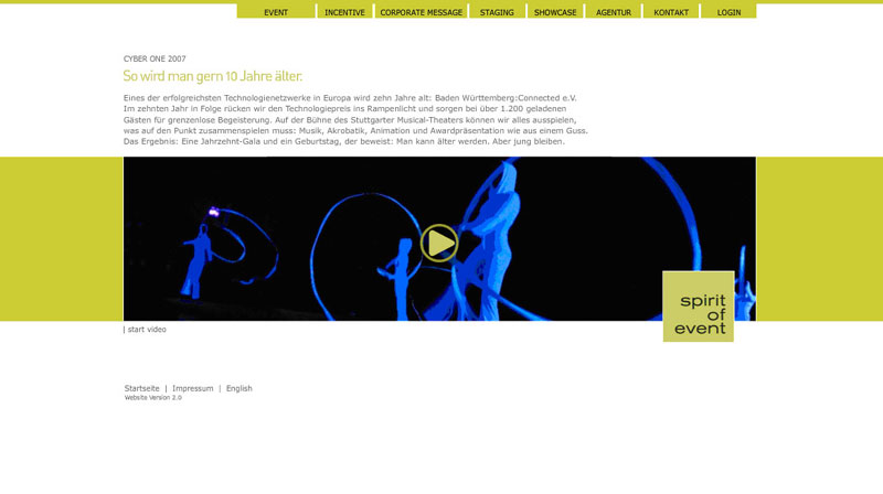 Zur News: Optimierte Website von spirit of event