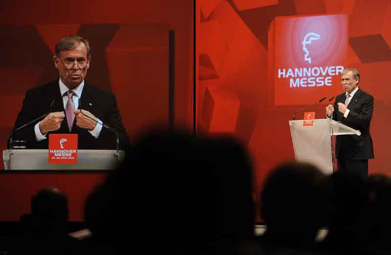 Zur News: Eröffnung der Hannover Messe 2009