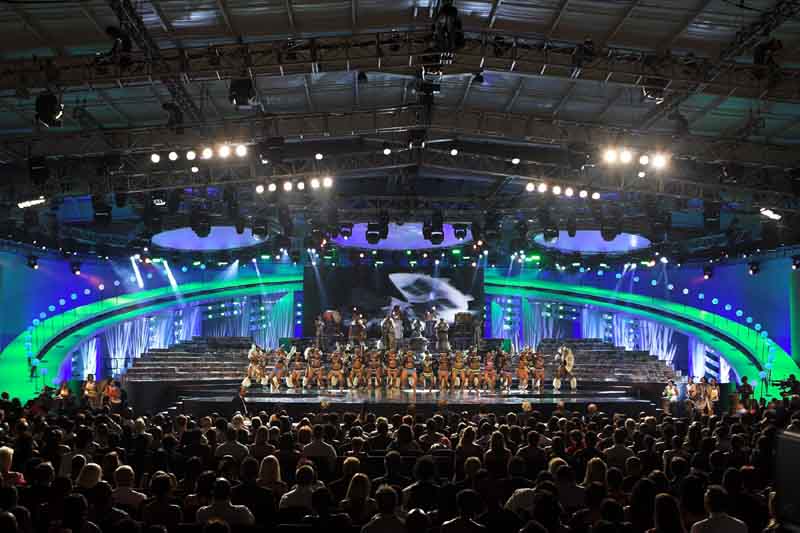 Zur News: ROBE richten Spots auf Miss World 2009