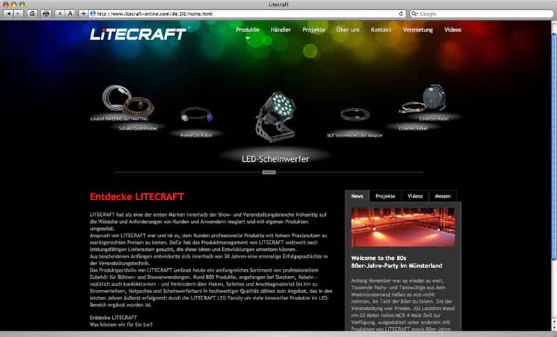 Zur News: LITECRAFT im Web